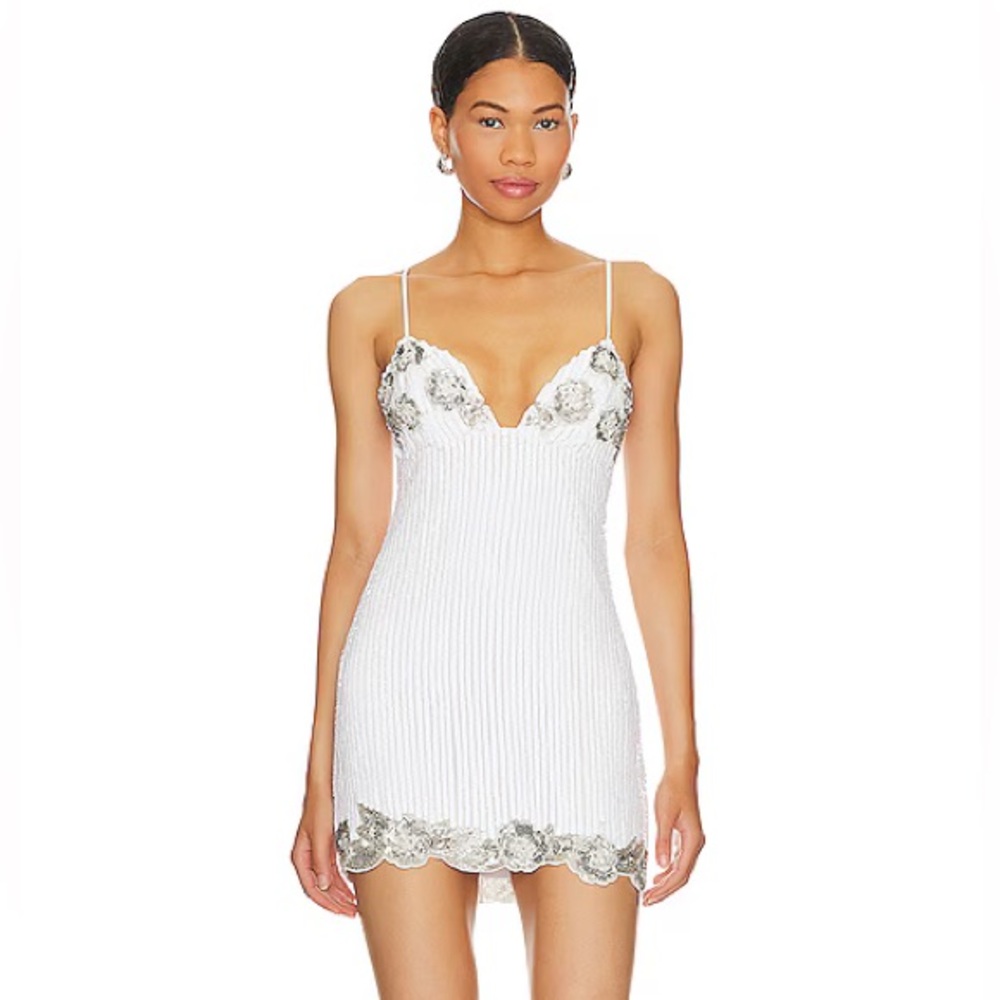 MAJORELLE CAL EMBELLISHED MINI DRESS